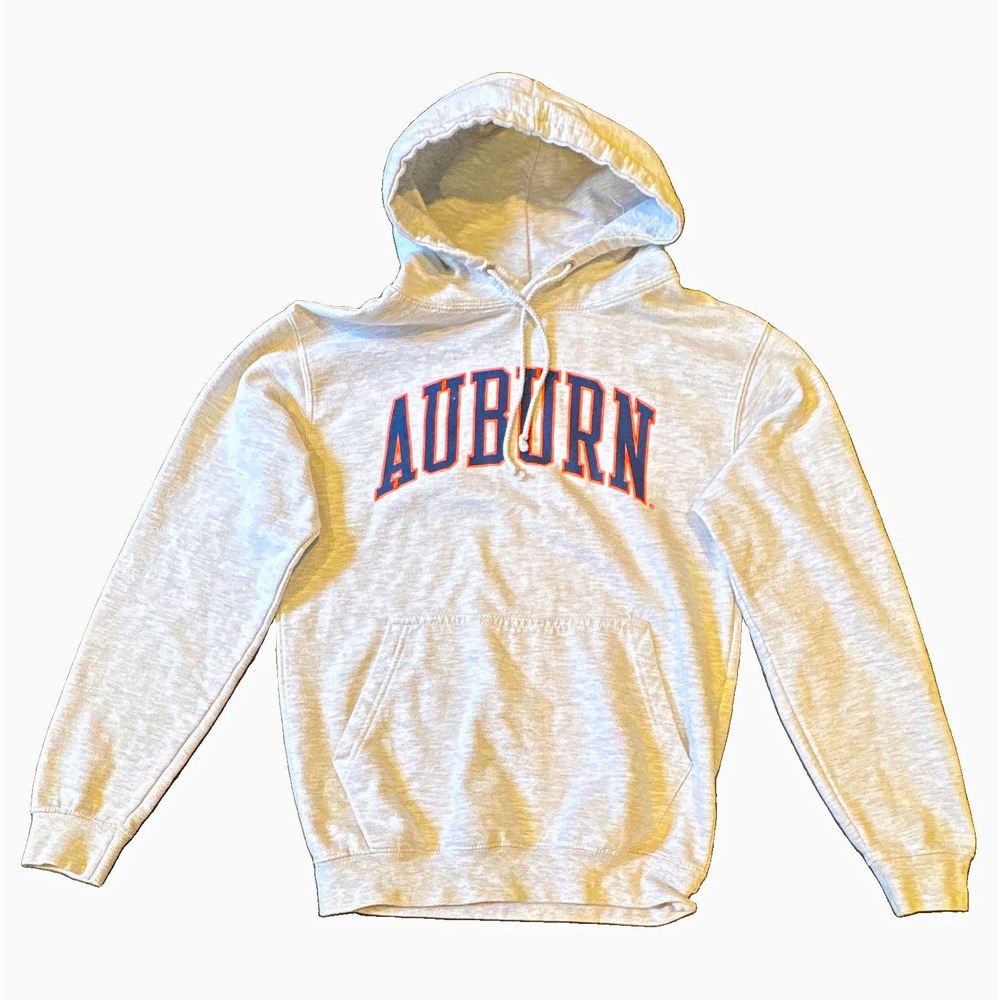 Auburn Authentic Auburn Tigers Gray Pullover Hoodie Sweatshirt, Size S